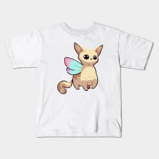 Cat X Butterfly AKA CATTERFLY | Cat and Butterfly Kids T-Shirt